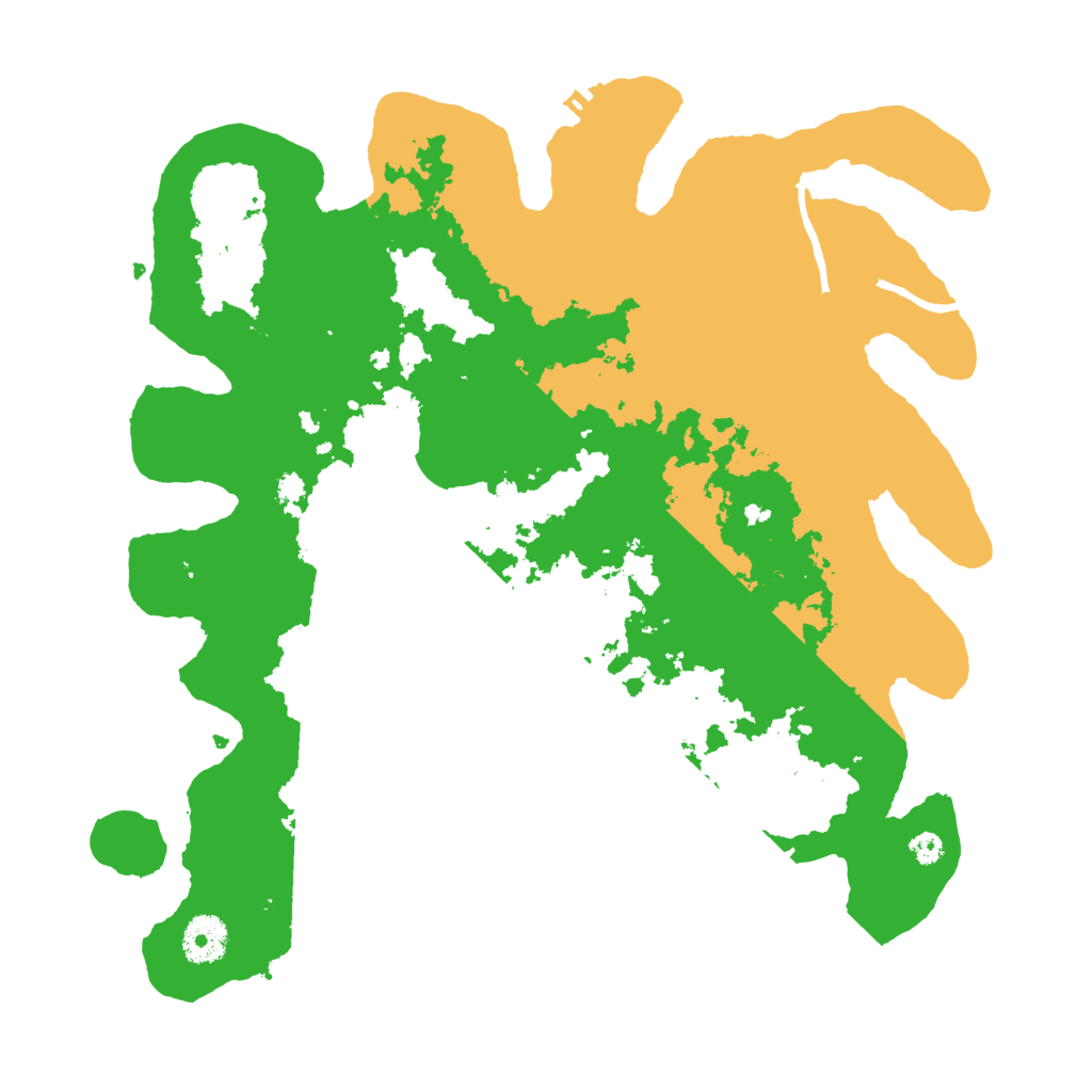 Biome Rust Map: Procedural Map, Size: 3500, Seed: 754919507