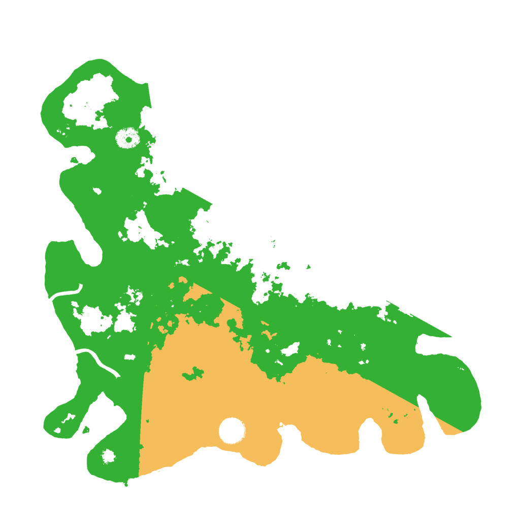 Biome Rust Map: Procedural Map, Size: 3500, Seed: 7414