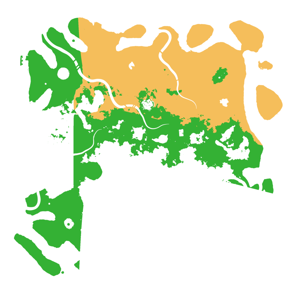 Biome Rust Map: Procedural Map, Size: 4500, Seed: 460985843