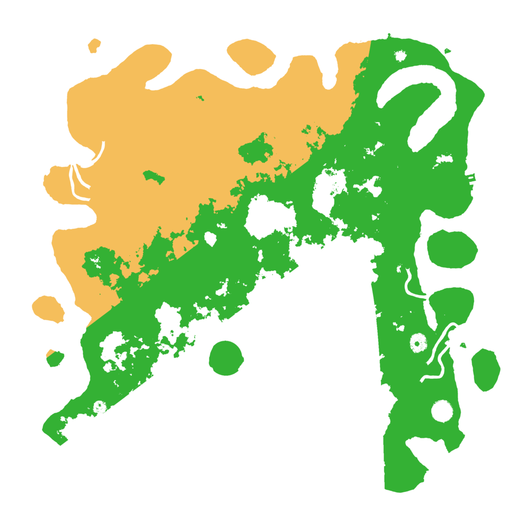 Biome Rust Map: Procedural Map, Size: 4300, Seed: 658225614