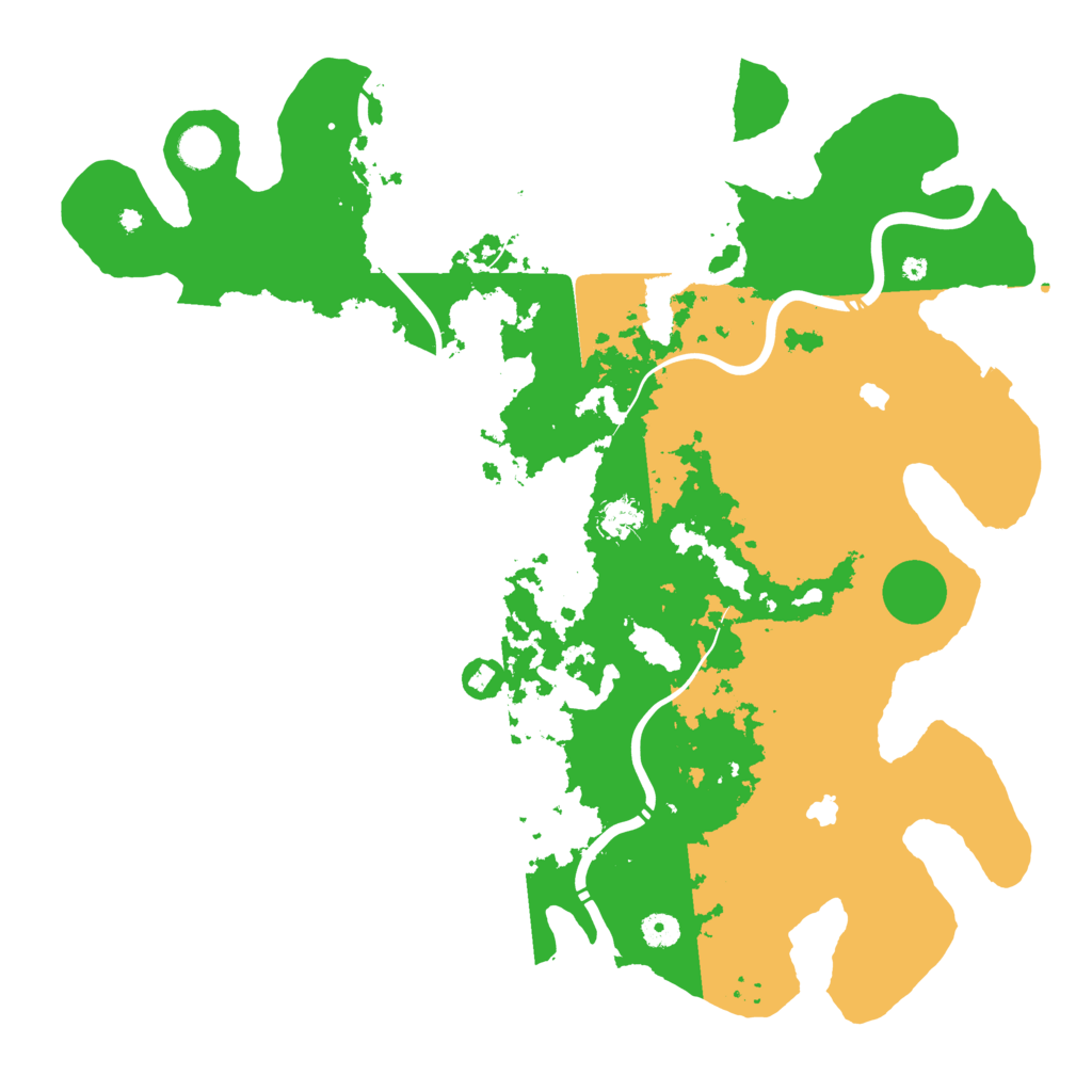 Biome Rust Map: Procedural Map, Size: 4500, Seed: 543