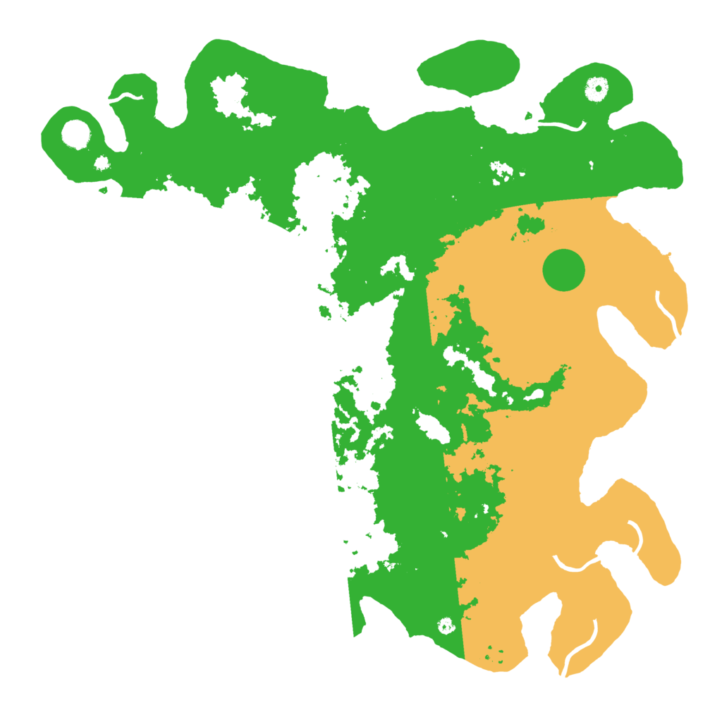 Biome Rust Map: Procedural Map, Size: 4500, Seed: 543