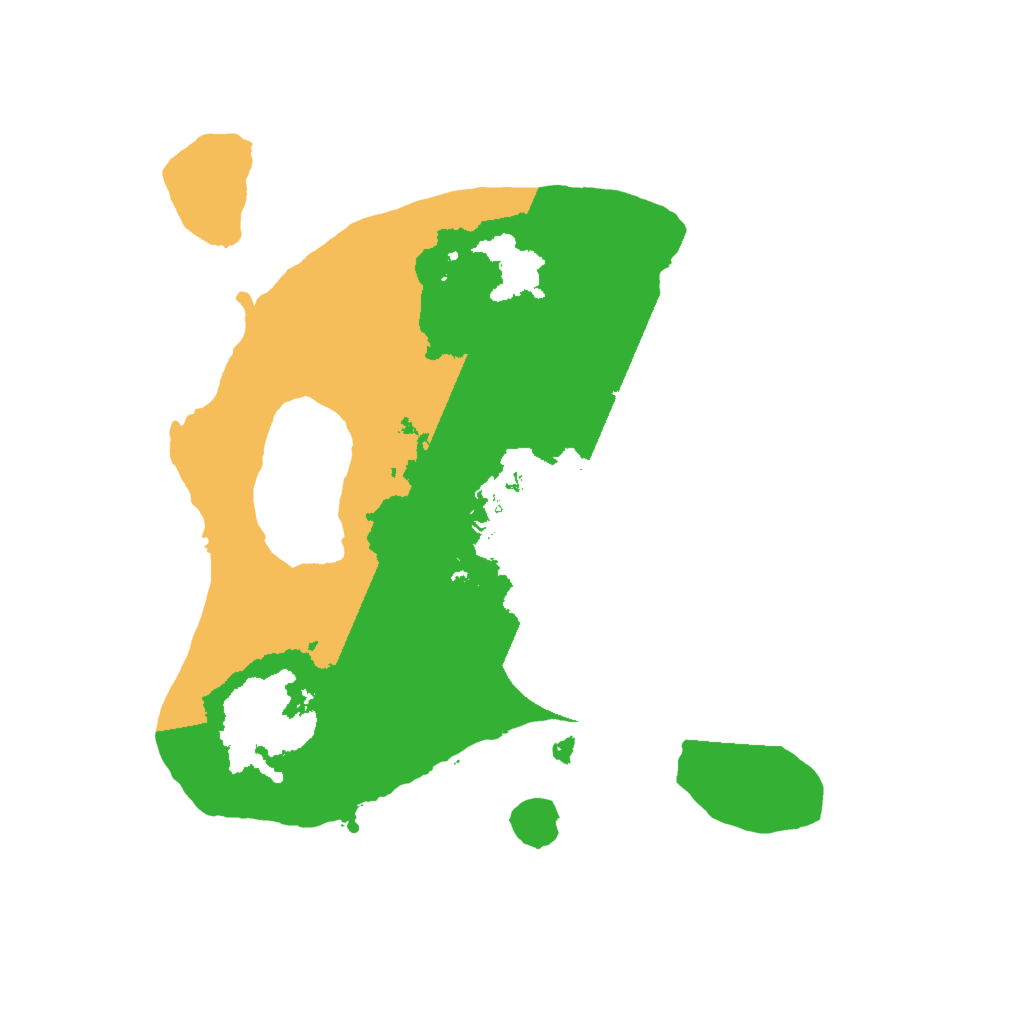 Biome Rust Map: Procedural Map, Size: 2000, Seed: 1800