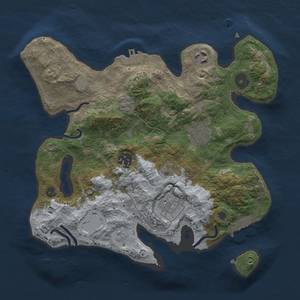 Thumbnail Rust Map: Procedural Map, Size: 3000, Seed: 940868240, 13 Monuments