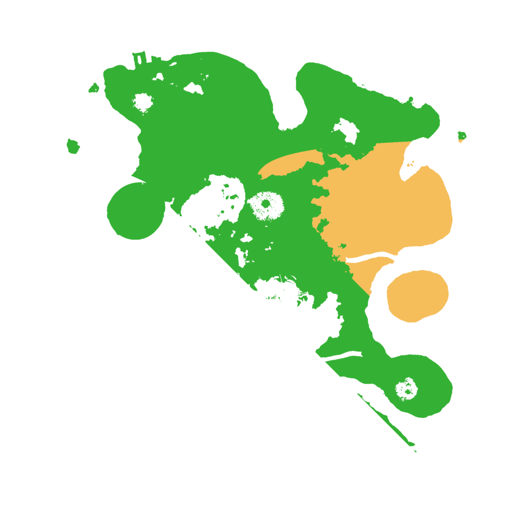 Biome Rust Map: Procedural Map, Size: 2500, Seed: 1606544518