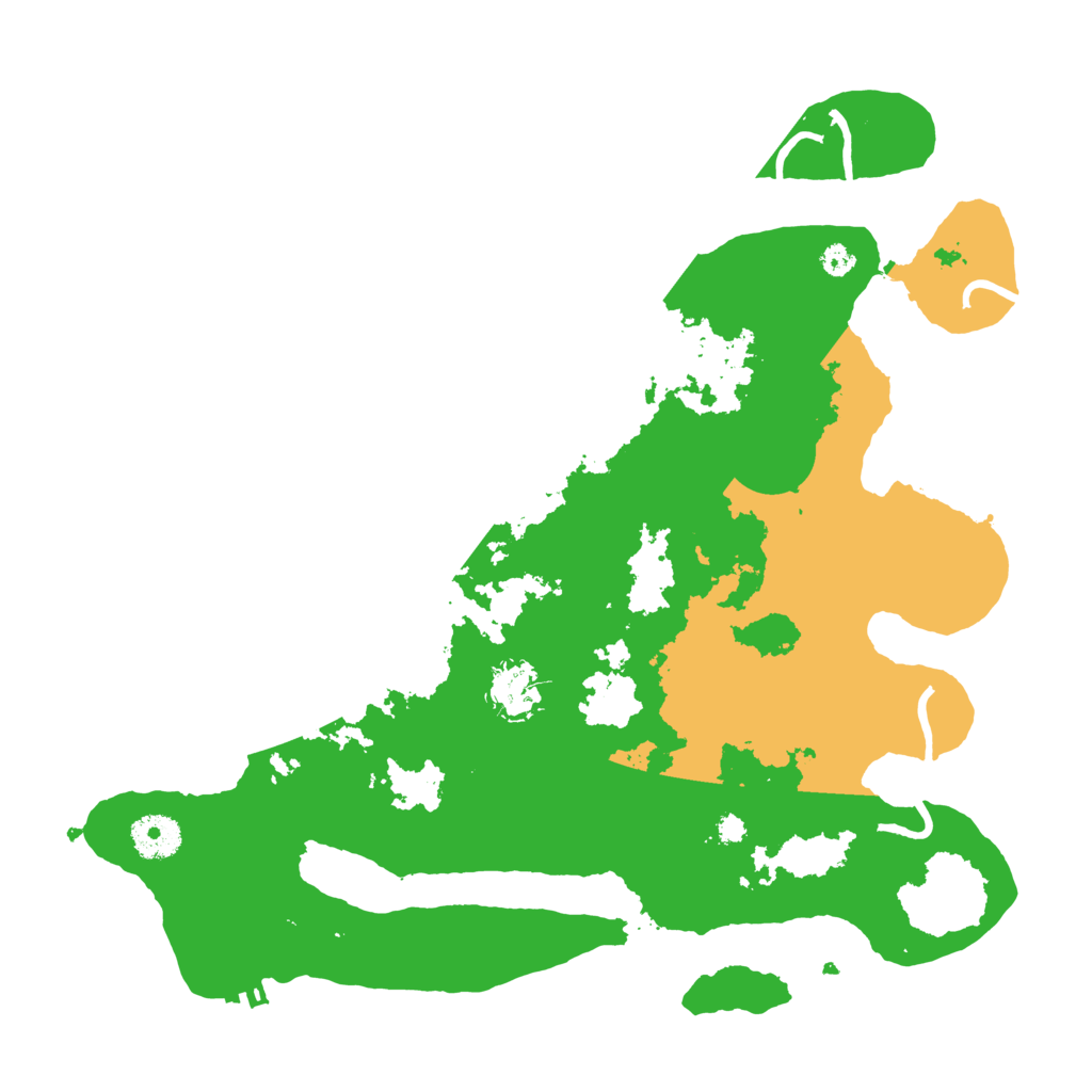Biome Rust Map: Procedural Map, Size: 3500, Seed: 11864484