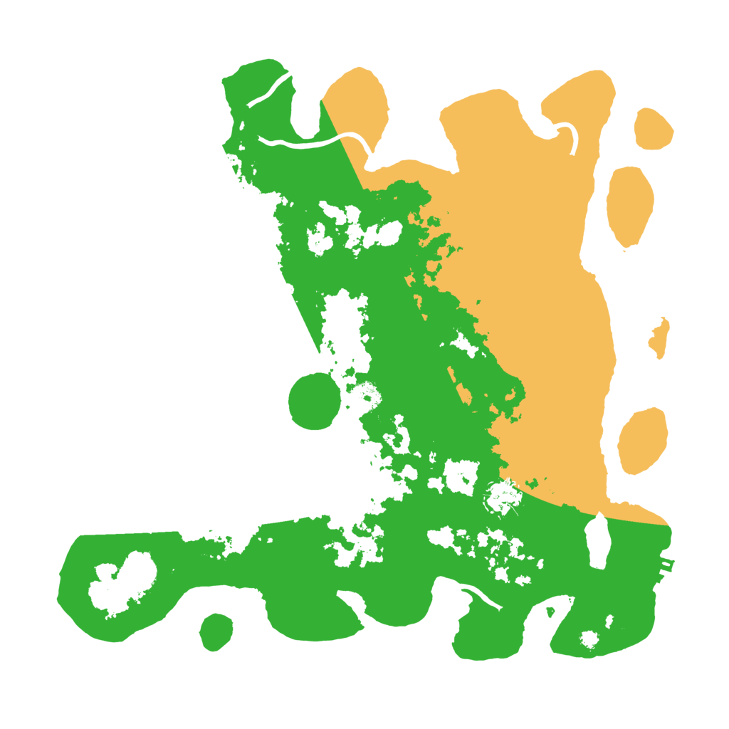 Biome Rust Map: Procedural Map, Size: 3700, Seed: 808665104