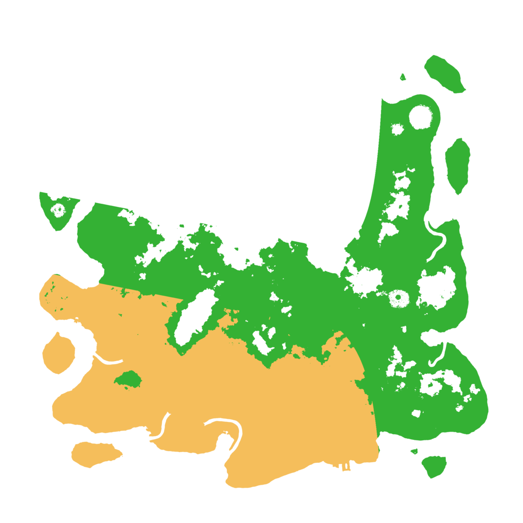 Biome Rust Map: Procedural Map, Size: 4000, Seed: 1343822403