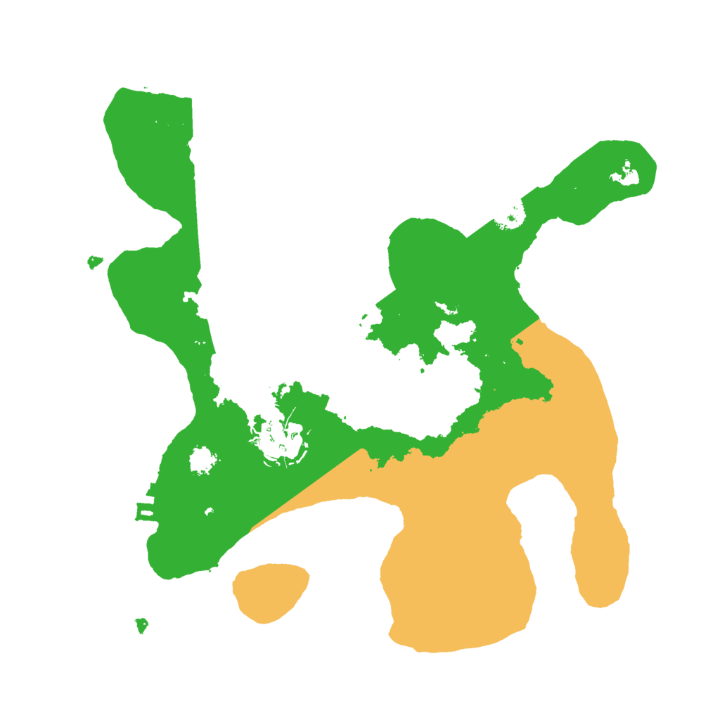 Biome Rust Map: Procedural Map, Size: 2450, Seed: 86567