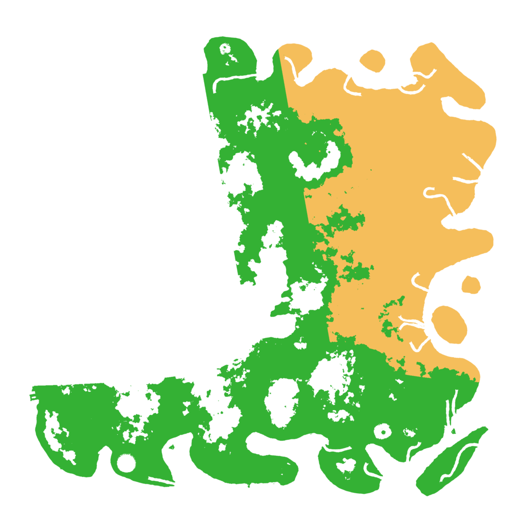 Biome Rust Map: Procedural Map, Size: 5000, Seed: 296276531