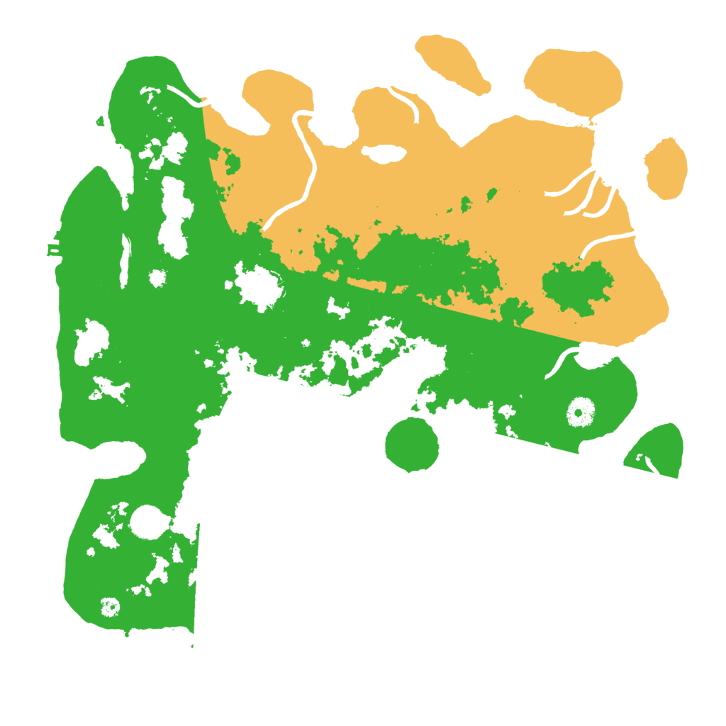 Biome Rust Map: Procedural Map, Size: 3750, Seed: 1358132