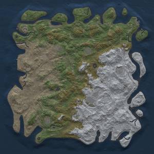 Thumbnail Rust Map: Procedural Map, Size: 4998, Seed: 778778, 20 Monuments