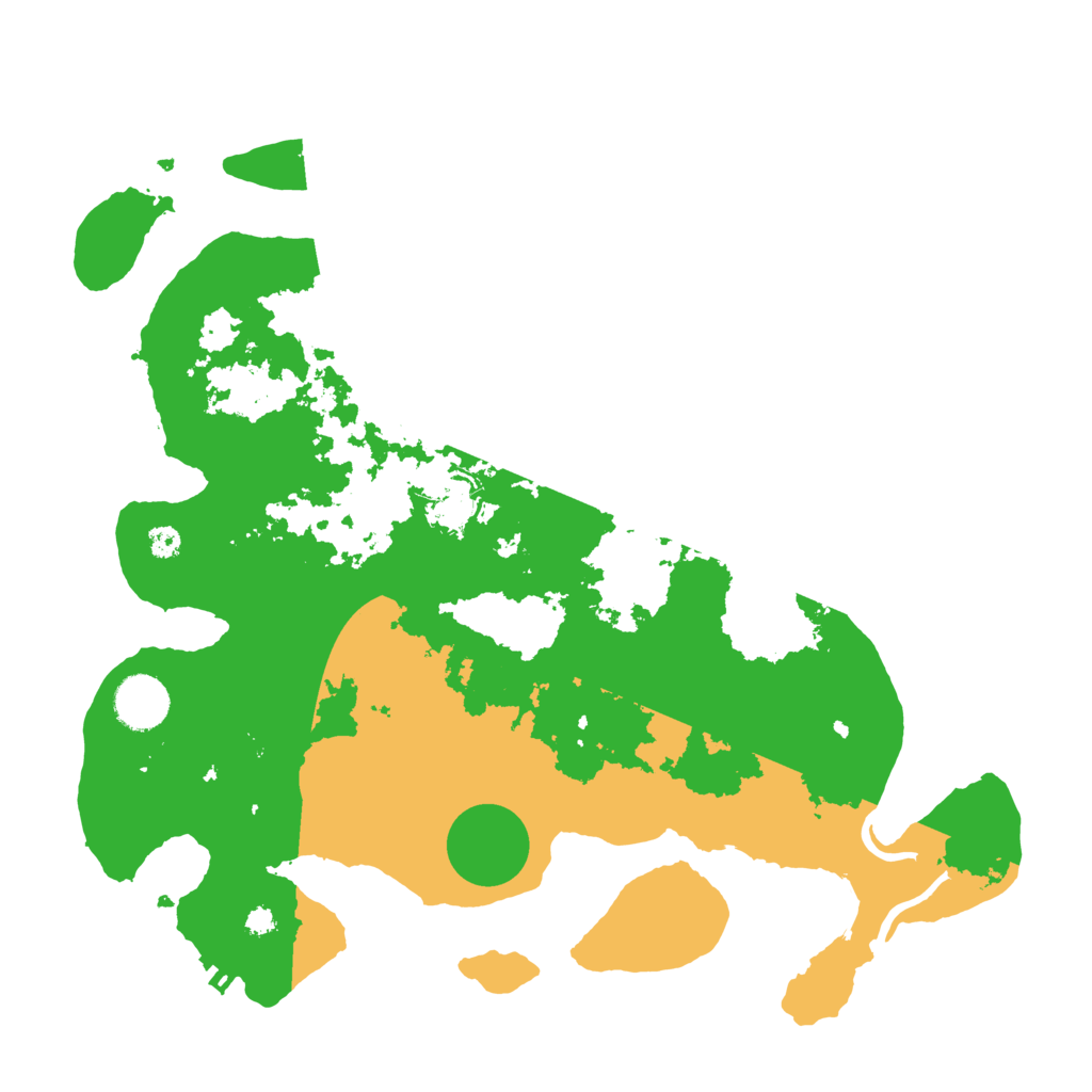 Biome Rust Map: Procedural Map, Size: 3500, Seed: 574067765