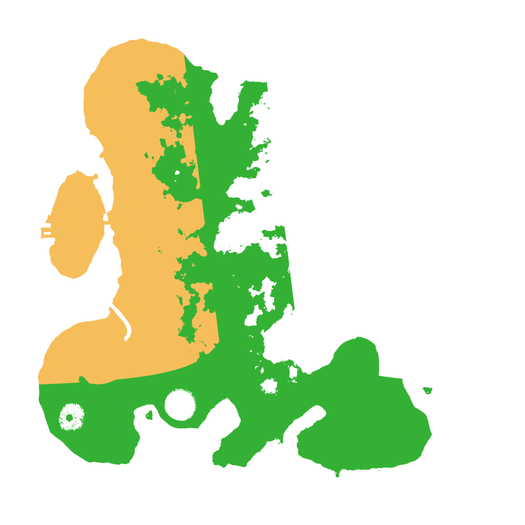 Biome Rust Map: Procedural Map, Size: 3000, Seed: 631843106