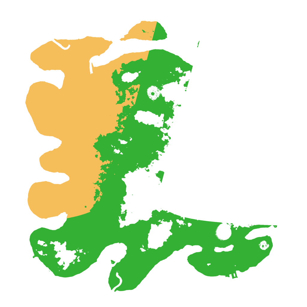 Biome Rust Map: Procedural Map, Size: 3500, Seed: 23731