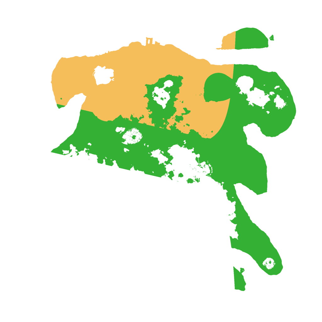 Biome Rust Map: Procedural Map, Size: 3000, Seed: 190490079