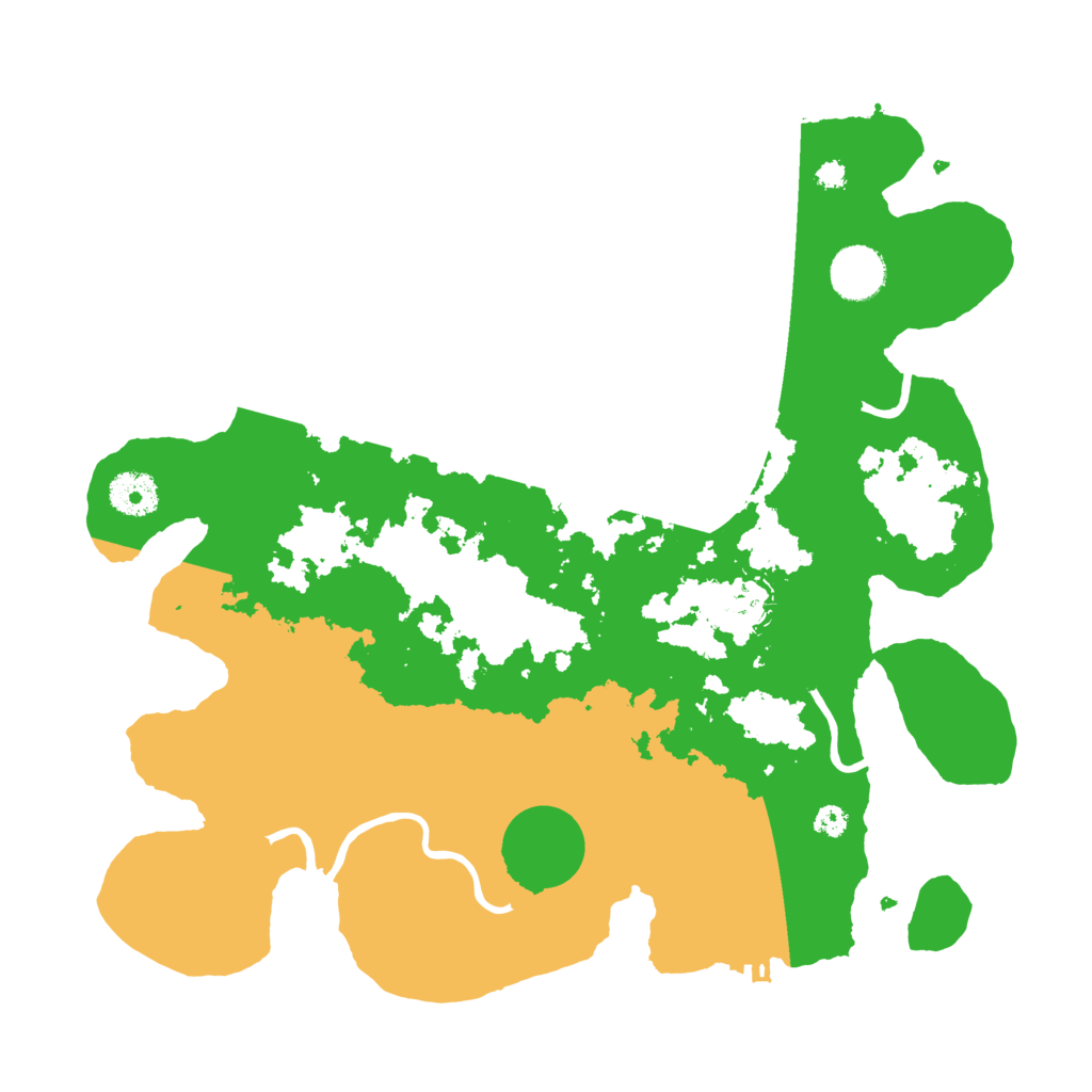 Biome Rust Map: Procedural Map, Size: 3500, Seed: 546778