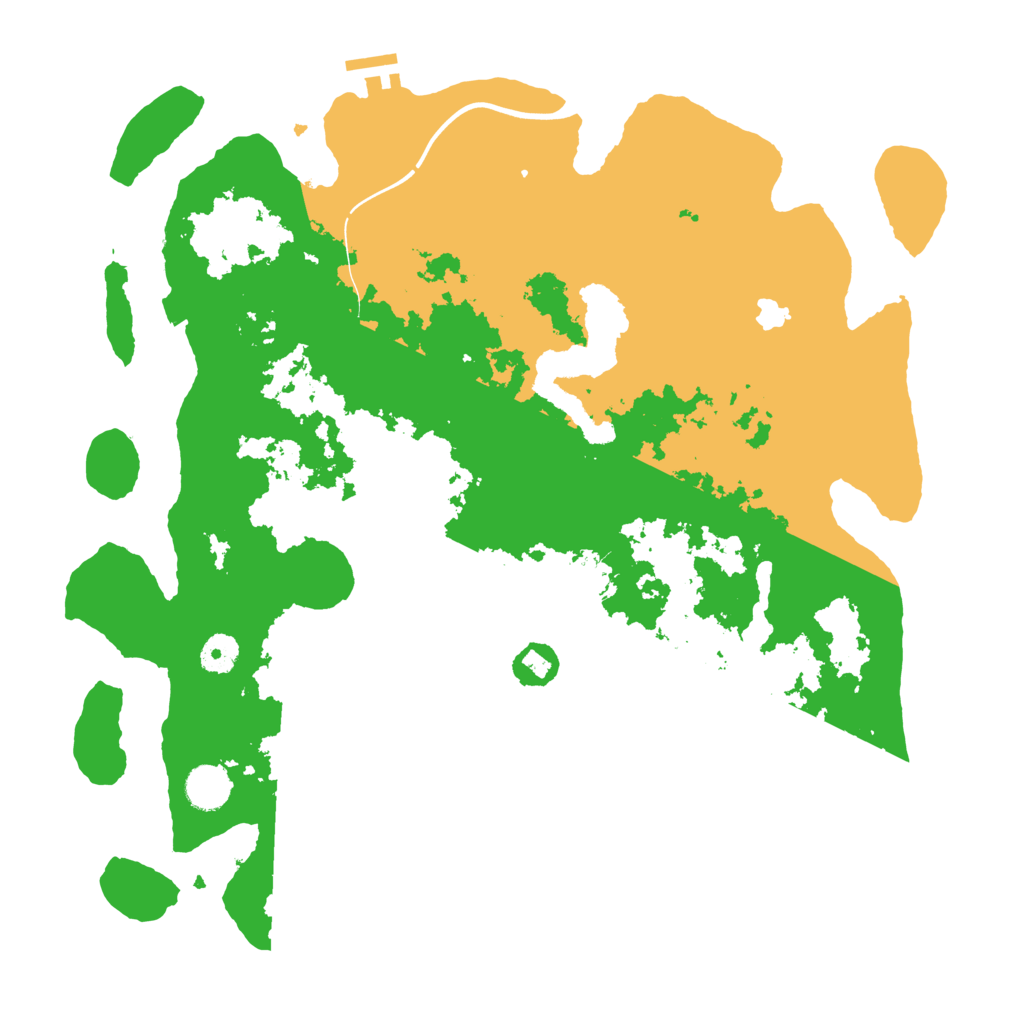 Biome Rust Map: Procedural Map, Size: 4000, Seed: 19760527