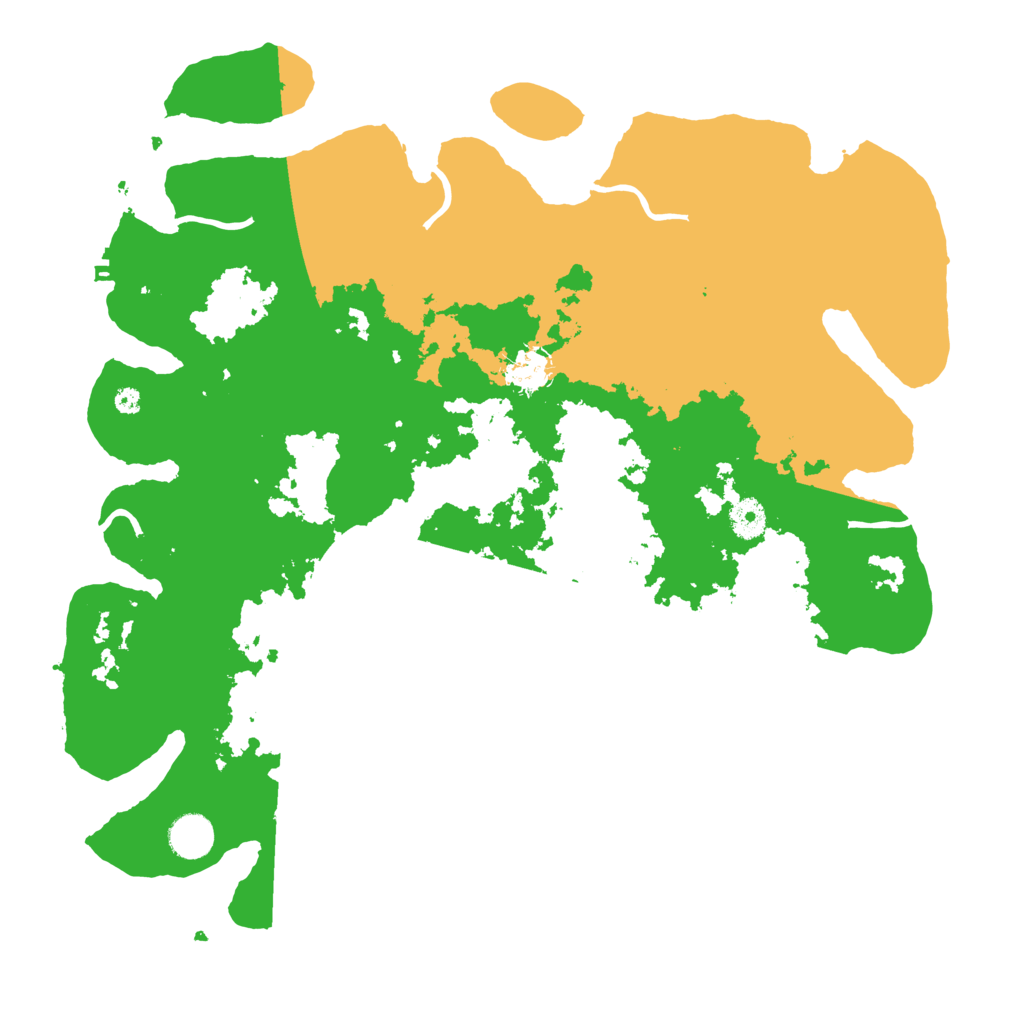 Biome Rust Map: Procedural Map, Size: 4000, Seed: 10053