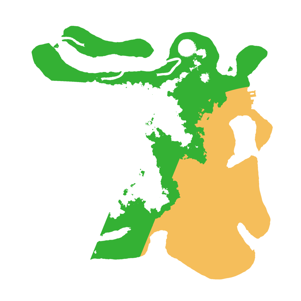 Biome Rust Map: Procedural Map, Size: 3000, Seed: 576959198