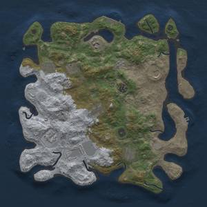 Thumbnail Rust Map: Procedural Map, Size: 3750, Seed: 905922576, 19 Monuments