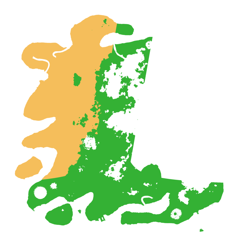 Biome Rust Map: Procedural Map, Size: 3500, Seed: 805410965