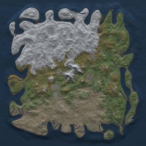 Thumbnail Rust Map: Procedural Map, Size: 5000, Seed: 1545047112, 19 Monuments