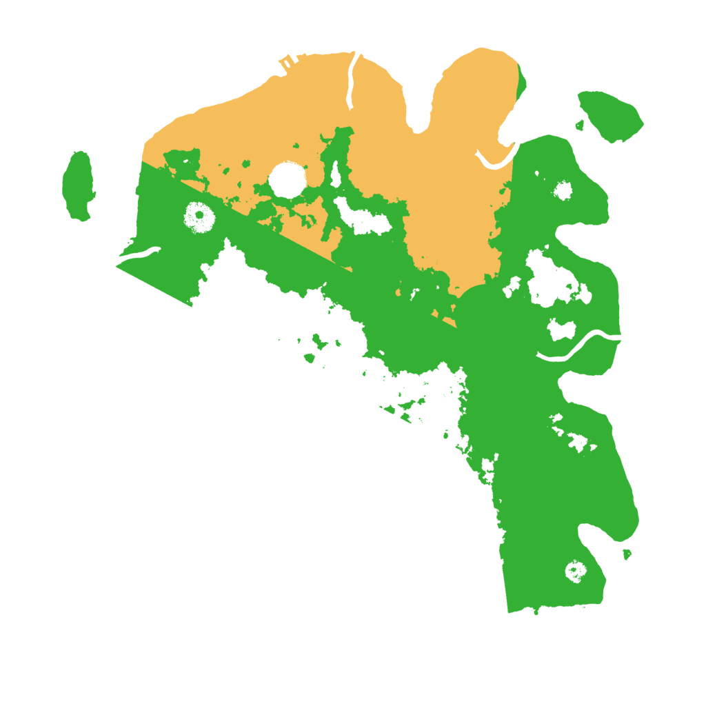 Biome Rust Map: Procedural Map, Size: 3500, Seed: 303750082