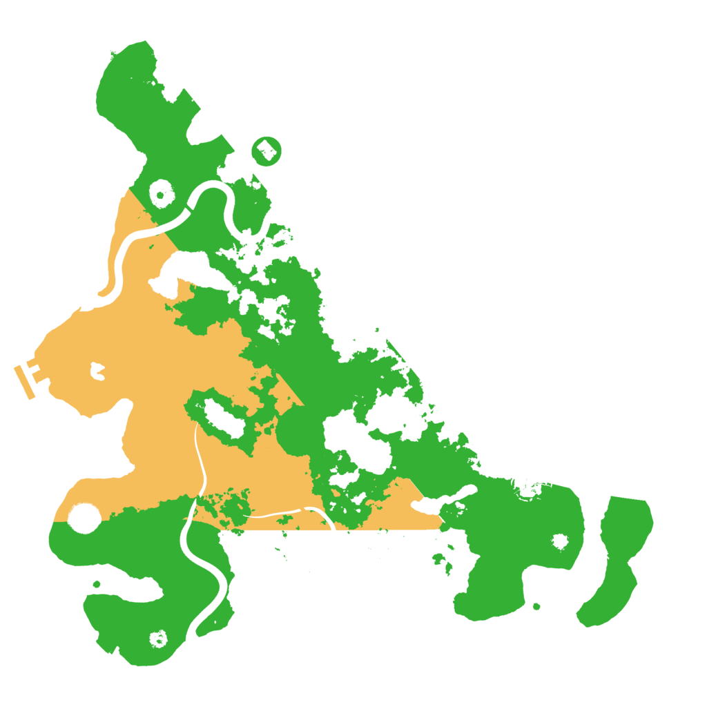 Biome Rust Map: Procedural Map, Size: 4000, Seed: 2005780226