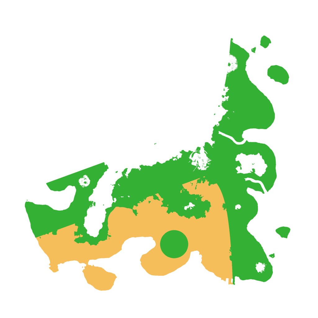 Biome Rust Map: Procedural Map, Size: 3000, Seed: 1946340409