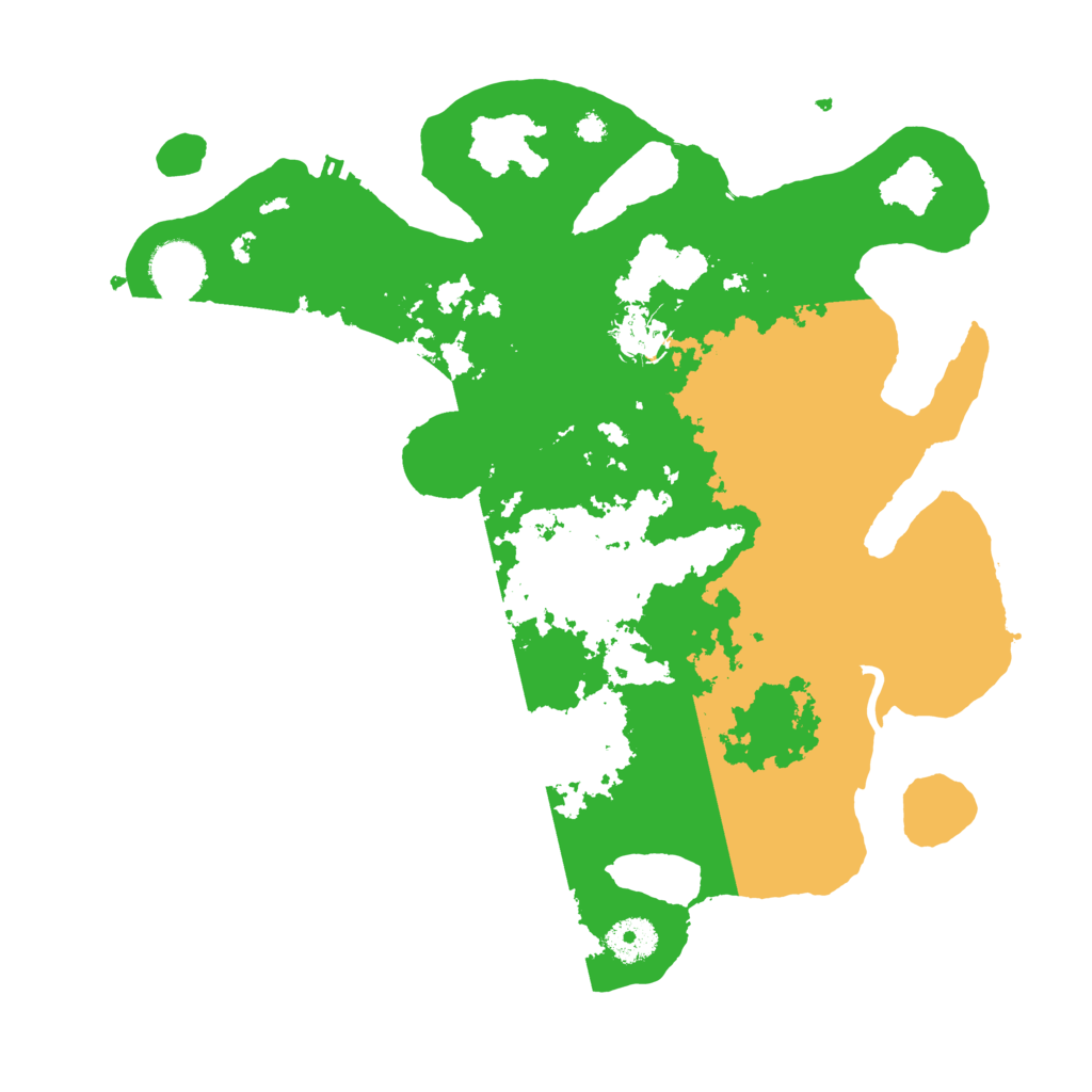 Biome Rust Map: Procedural Map, Size: 3500, Seed: 436775400