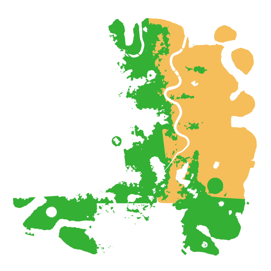 Biome Rust Map: Procedural Map, Size: 4500, Seed: 729758234