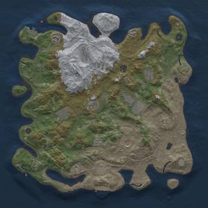 Thumbnail Rust Map: Procedural Map, Size: 4250, Seed: 163921588, 20 Monuments