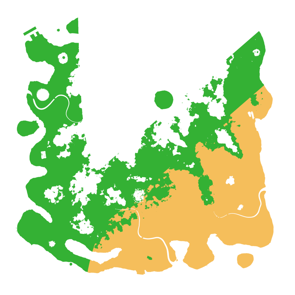 Biome Rust Map: Procedural Map, Size: 4250, Seed: 163921588