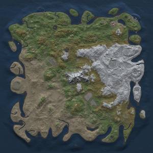 Thumbnail Rust Map: Procedural Map, Size: 5000, Seed: 575483409, 20 Monuments