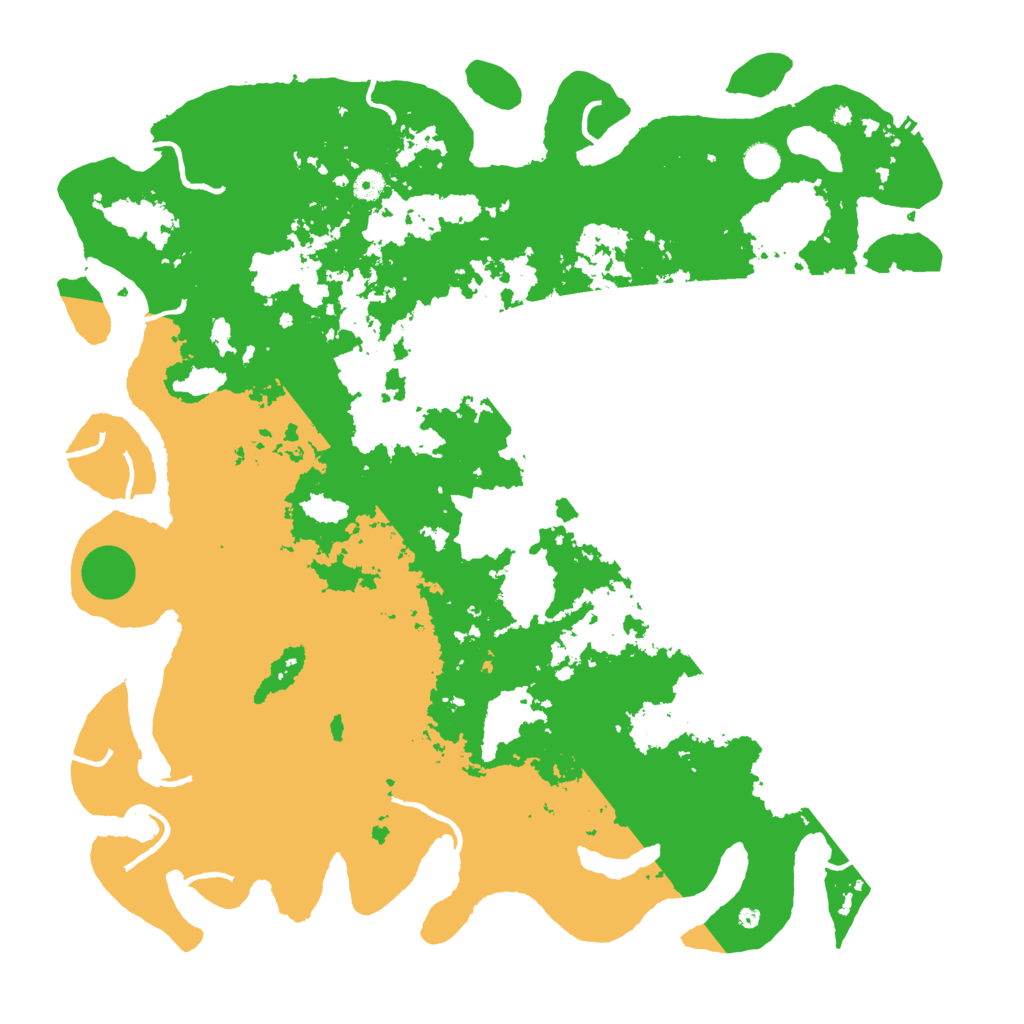 Biome Rust Map: Procedural Map, Size: 5000, Seed: 575483409