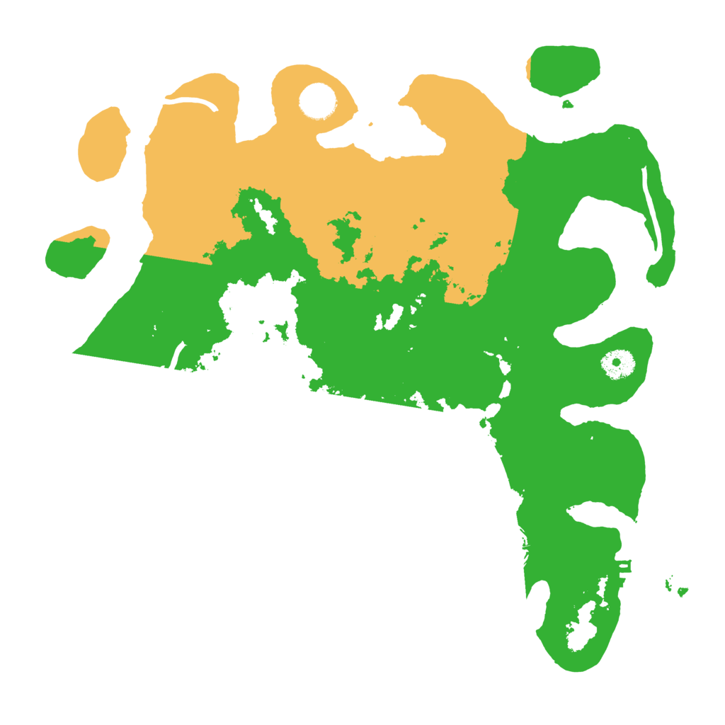 Biome Rust Map: Procedural Map, Size: 3500, Seed: 202210053