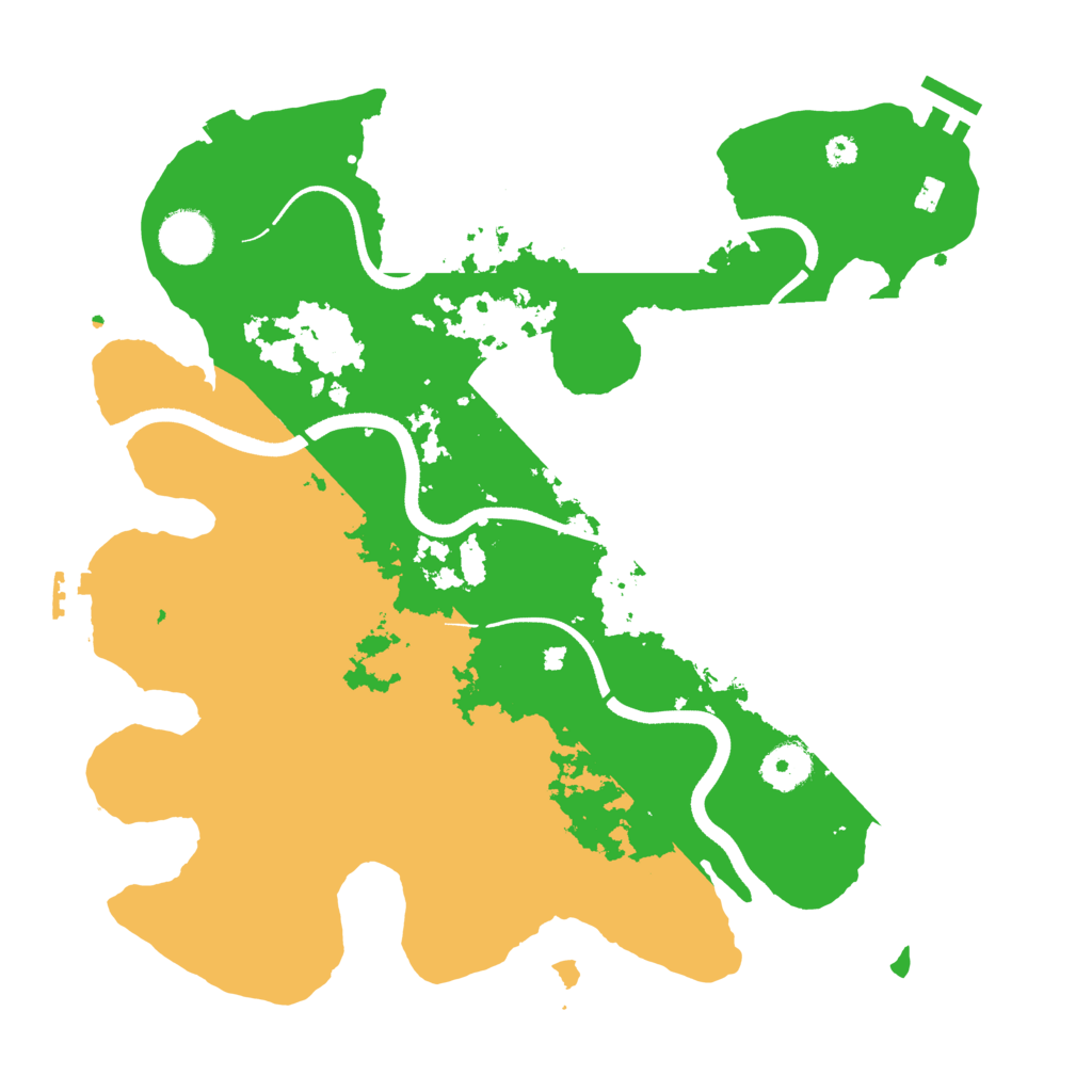 Biome Rust Map: Procedural Map, Size: 3500, Seed: 919369416
