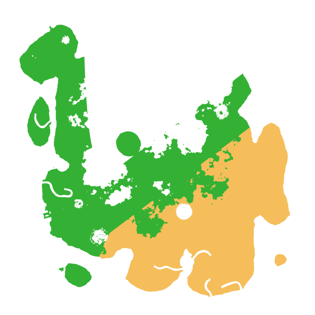 Biome Rust Map: Procedural Map, Size: 3500, Seed: 676601227
