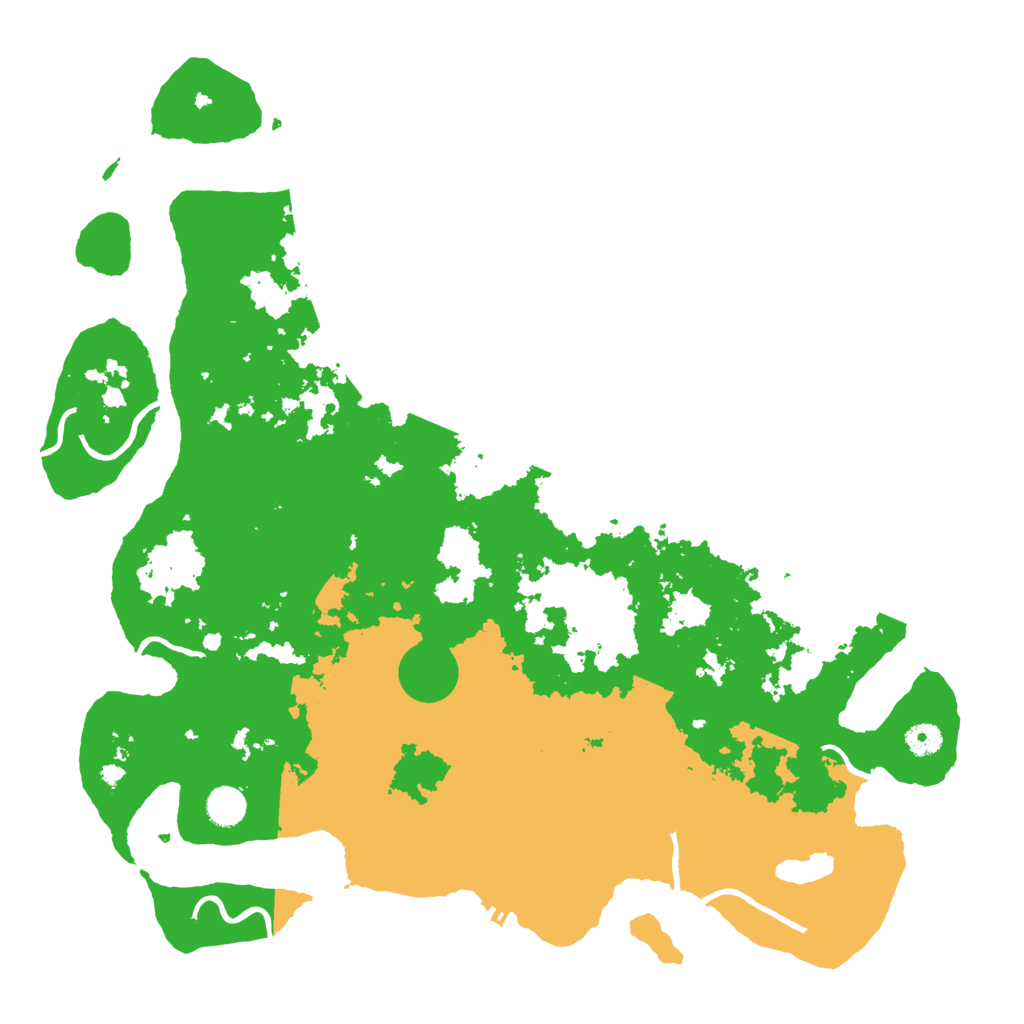 Biome Rust Map: Procedural Map, Size: 4500, Seed: 962773836
