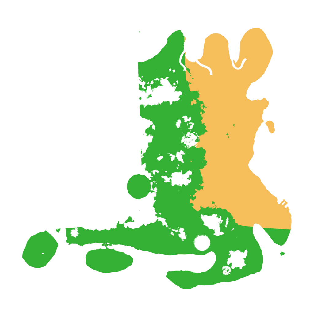 Biome Rust Map: Procedural Map, Size: 3500, Seed: 2142306329