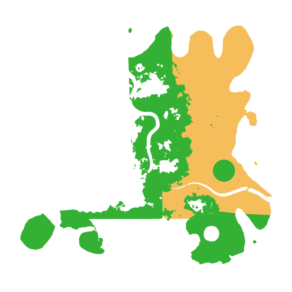 Biome Rust Map: Procedural Map, Size: 3500, Seed: 2142306329