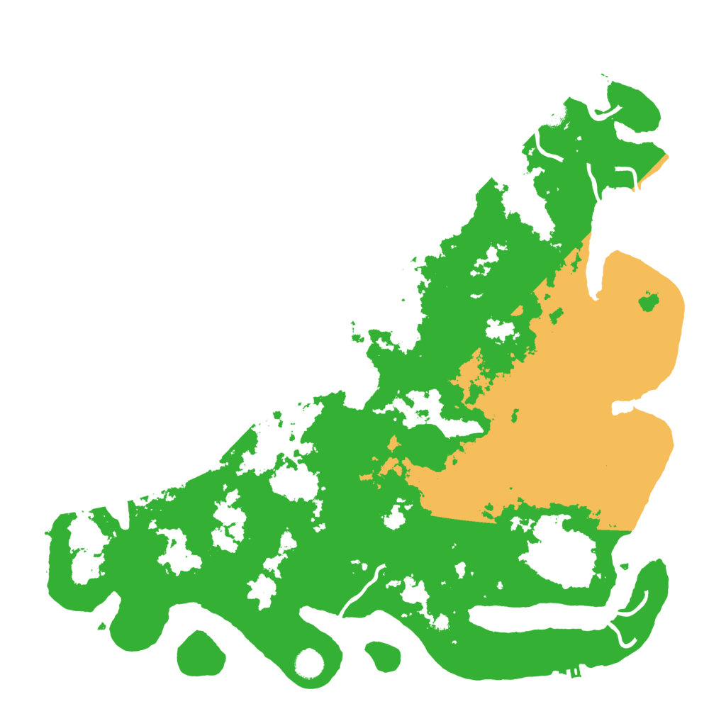 Biome Rust Map: Procedural Map, Size: 4500, Seed: 8100030