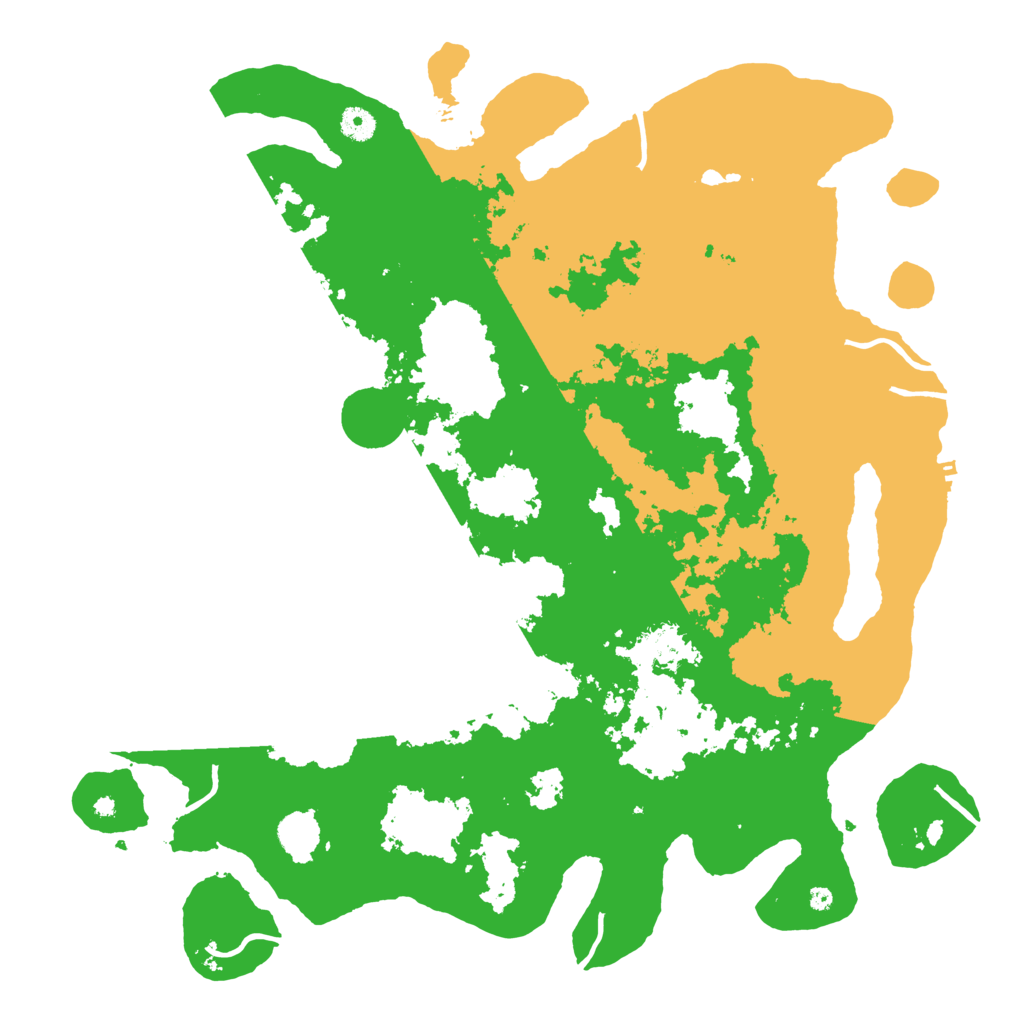 Biome Rust Map: Procedural Map, Size: 4500, Seed: 1055098599