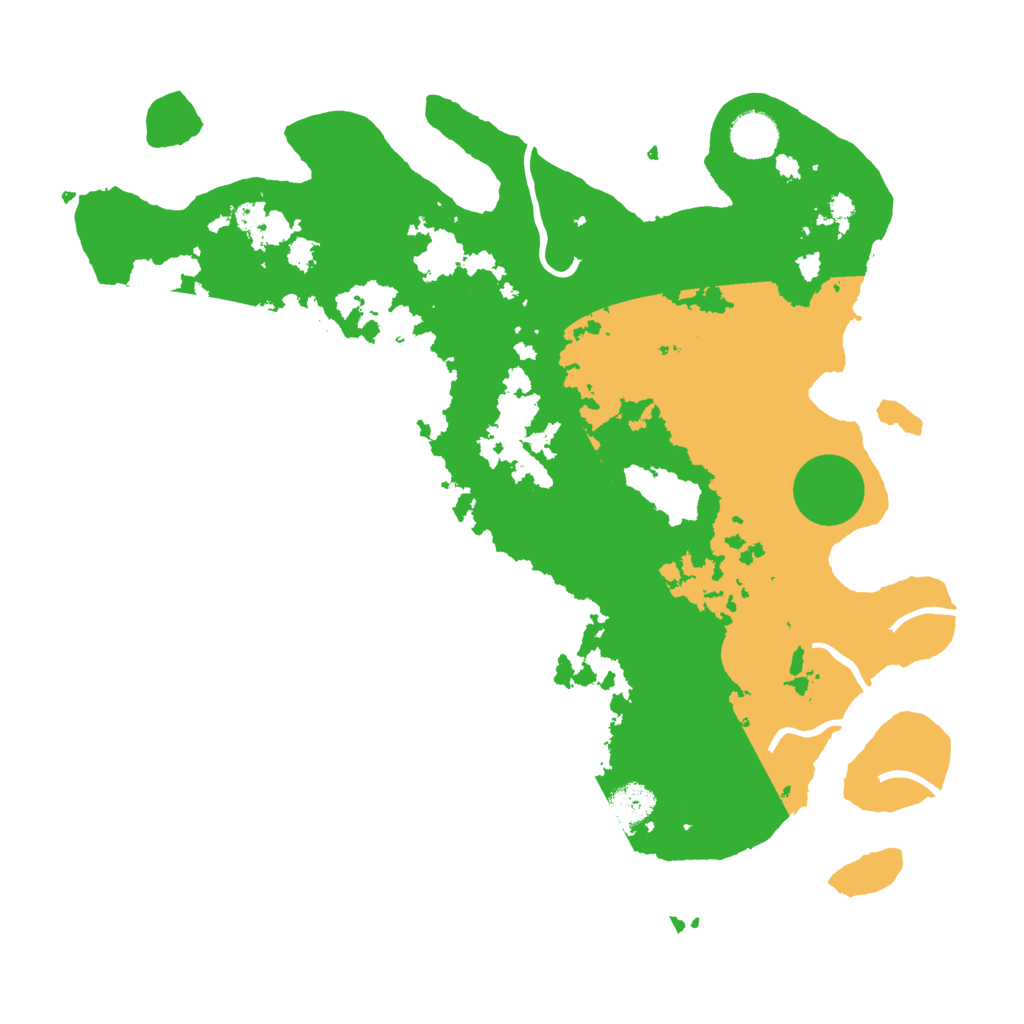 Biome Rust Map: Procedural Map, Size: 3800, Seed: 753856099