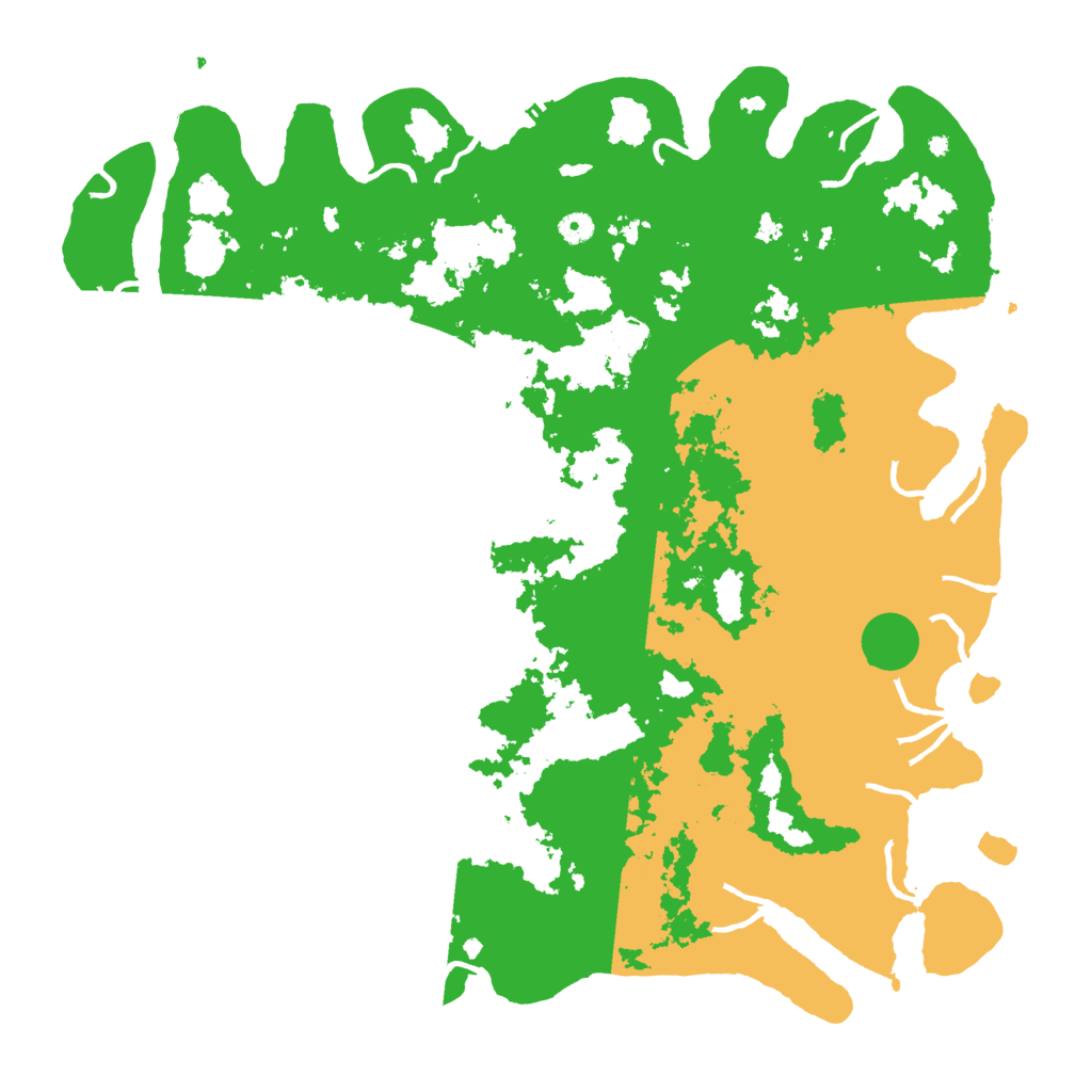Biome Rust Map: Procedural Map, Size: 5000, Seed: 12320