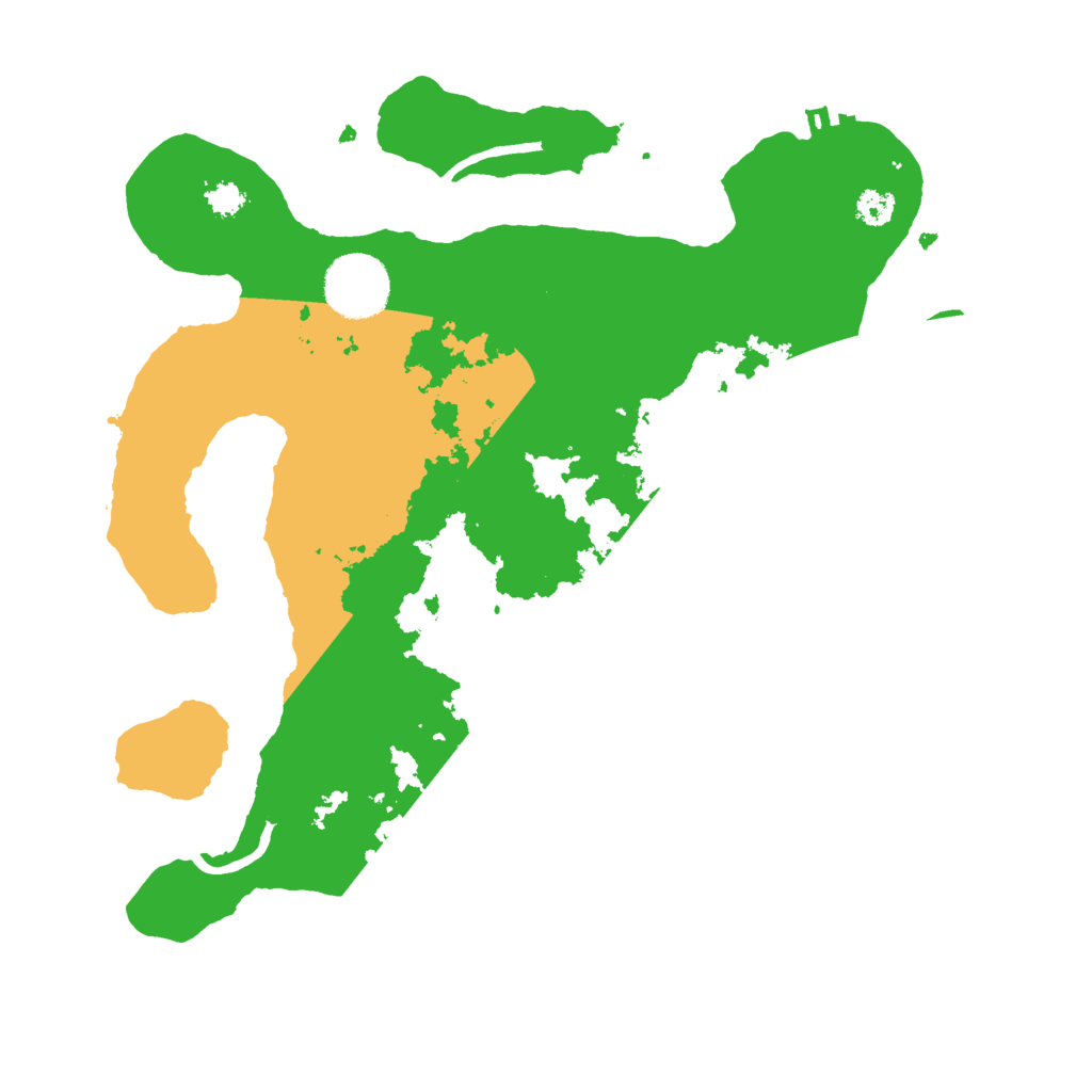 Biome Rust Map: Procedural Map, Size: 3000, Seed: 92319