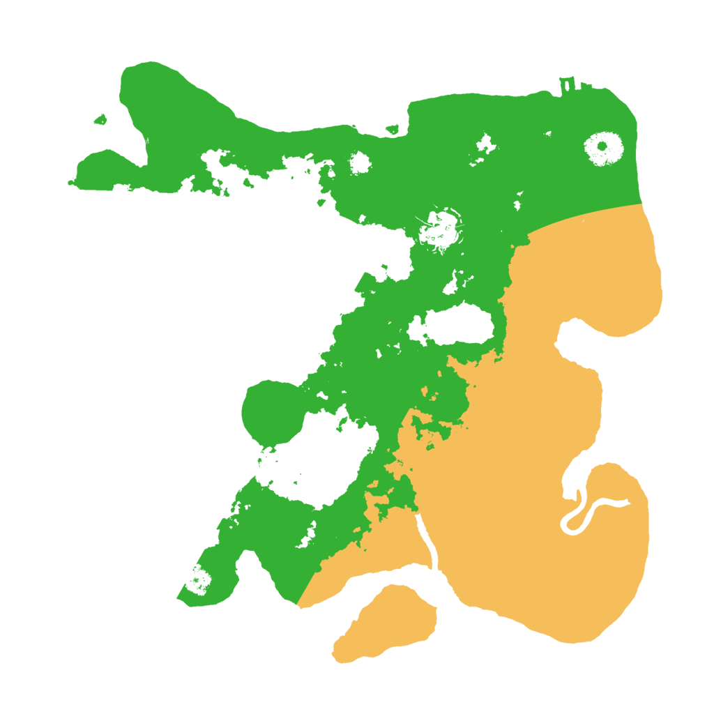 Biome Rust Map: Procedural Map, Size: 3000, Seed: 1754334496