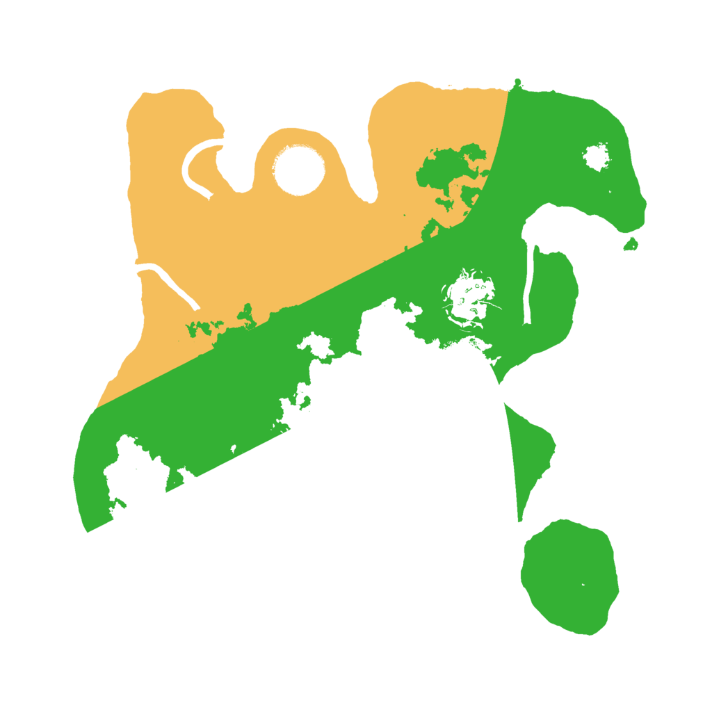 Biome Rust Map: Procedural Map, Size: 2500, Seed: 490058174