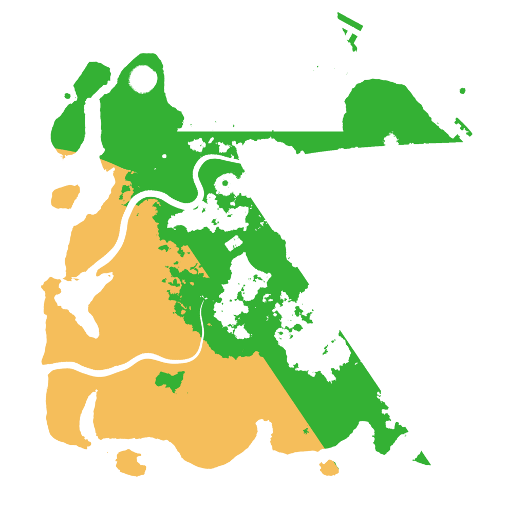 Biome Rust Map: Procedural Map, Size: 3500, Seed: 950909568